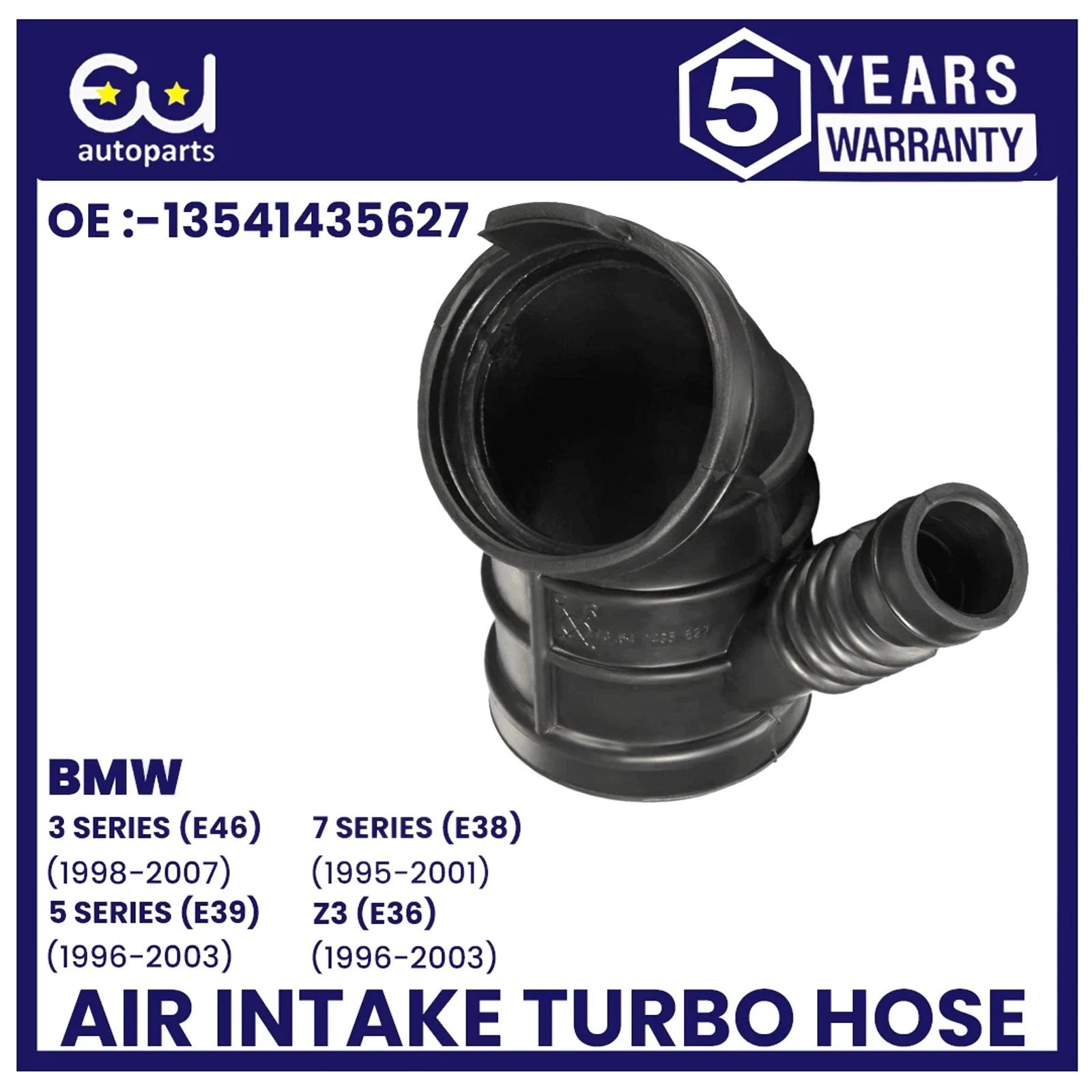 AIR INTAKE HOSE BOOT PIPE FOR BMW 3 5 7 SERIES E46 E39 E38 E36 Z3 13541435627